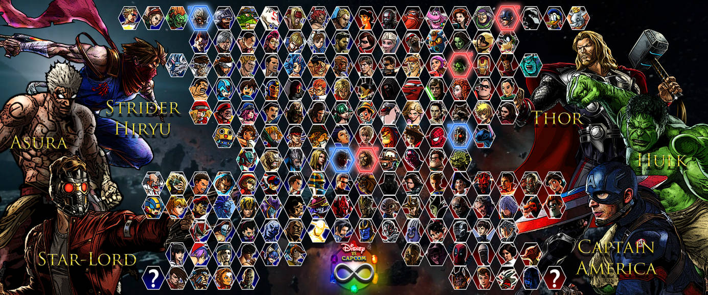 Disney vs. Capcom - Full Roster by Crisostomo-Ibarra on DeviantArt