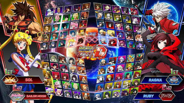 Super Project Cross Tag Battle - Character Roster