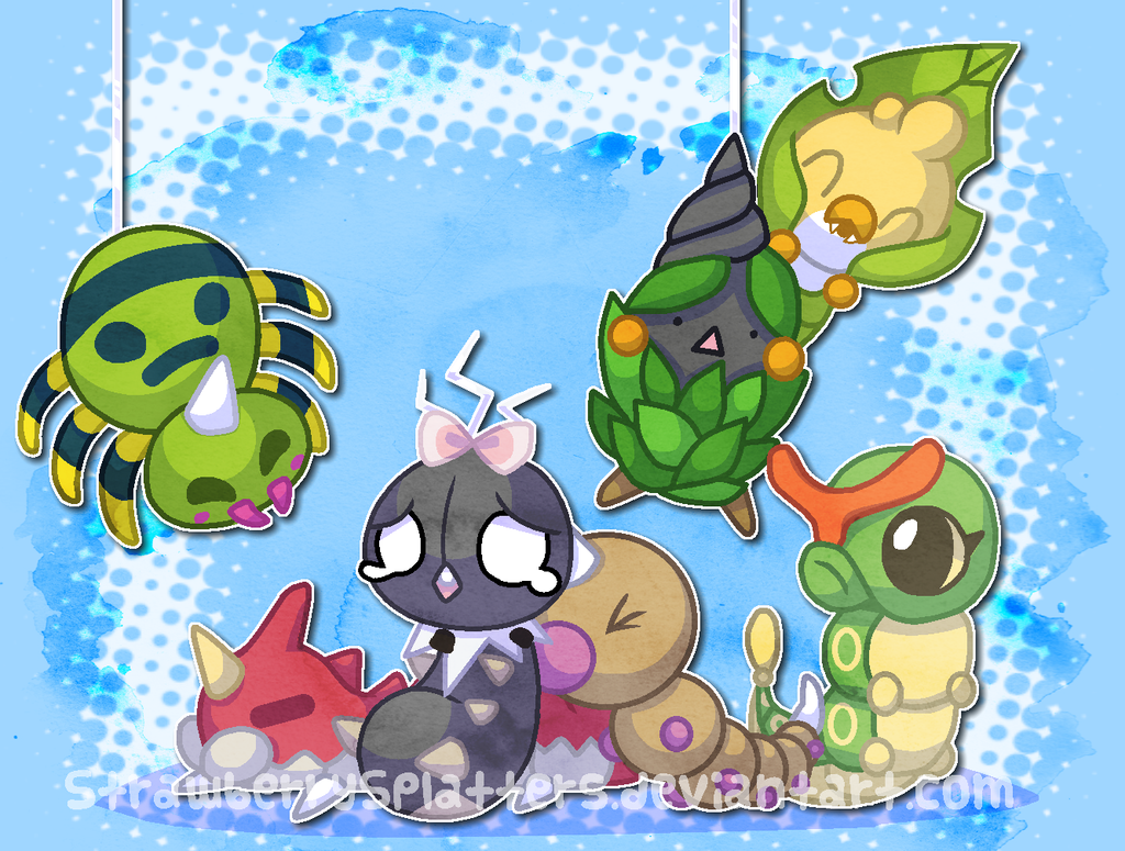 Bug Pokemon Pattern Bug Pokemon by StrawberrySplatters on DeviantArt
