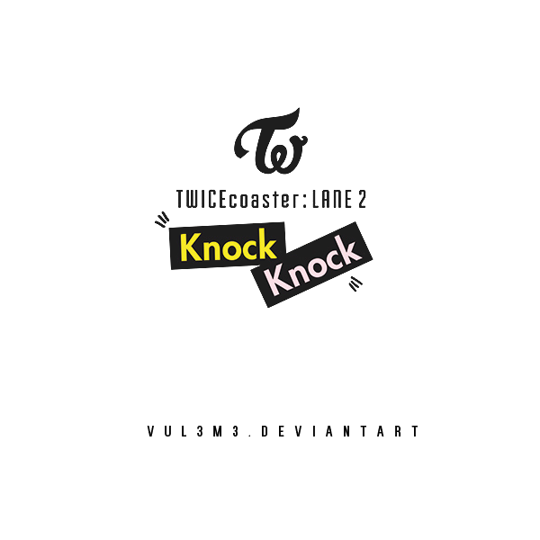 Logo Twice Knock Knock By Vul3m3 On Deviantart Logo Twice Knock Knock By Vul3m3 On Deviantart