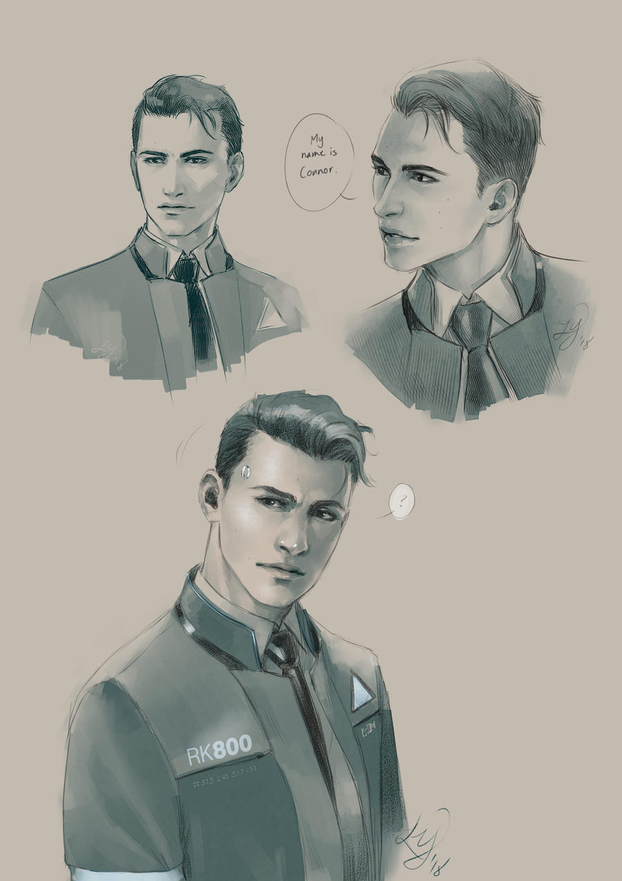 RK800 Connor -practice by LaraYokoshima on DeviantArt