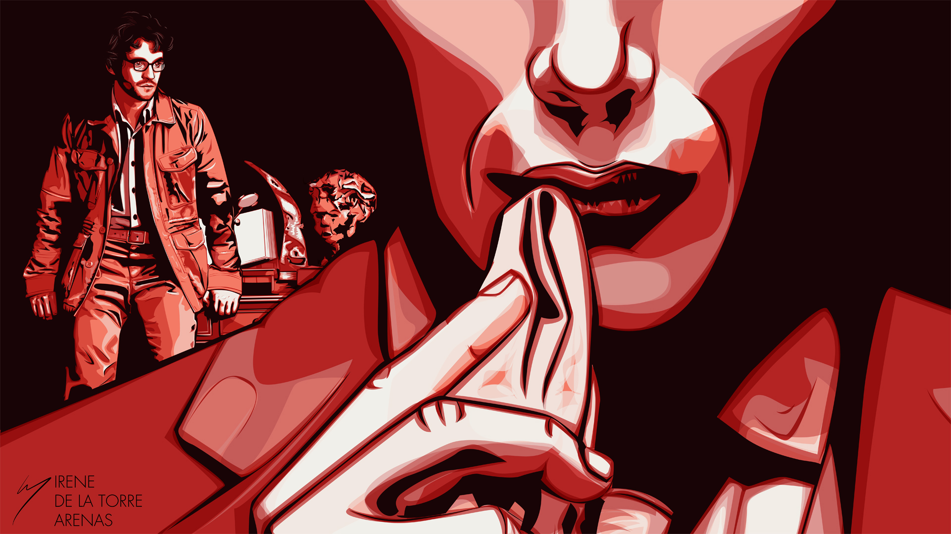 Hannibal Wallpaper 1 by Inarita on DeviantArt Hannibal Wallpaper 1 by Inarita on DeviantArt