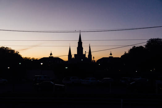 Sunset in New Orleans