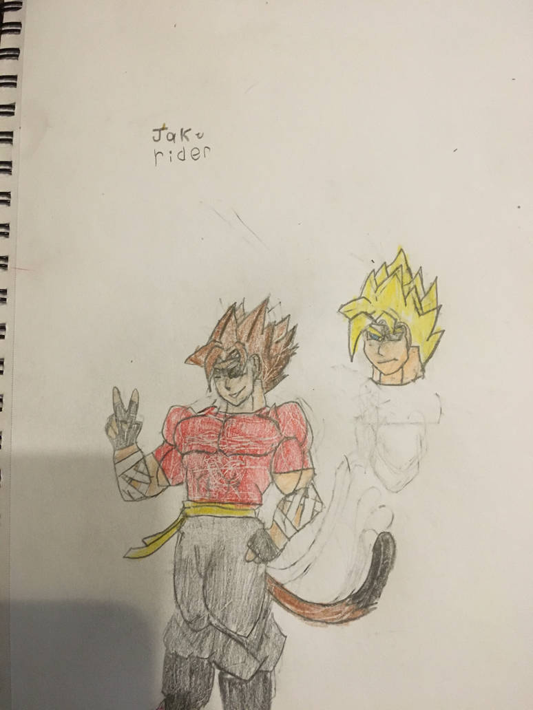 Jake rider the hybrid saiyan by novablade124 on DeviantArt