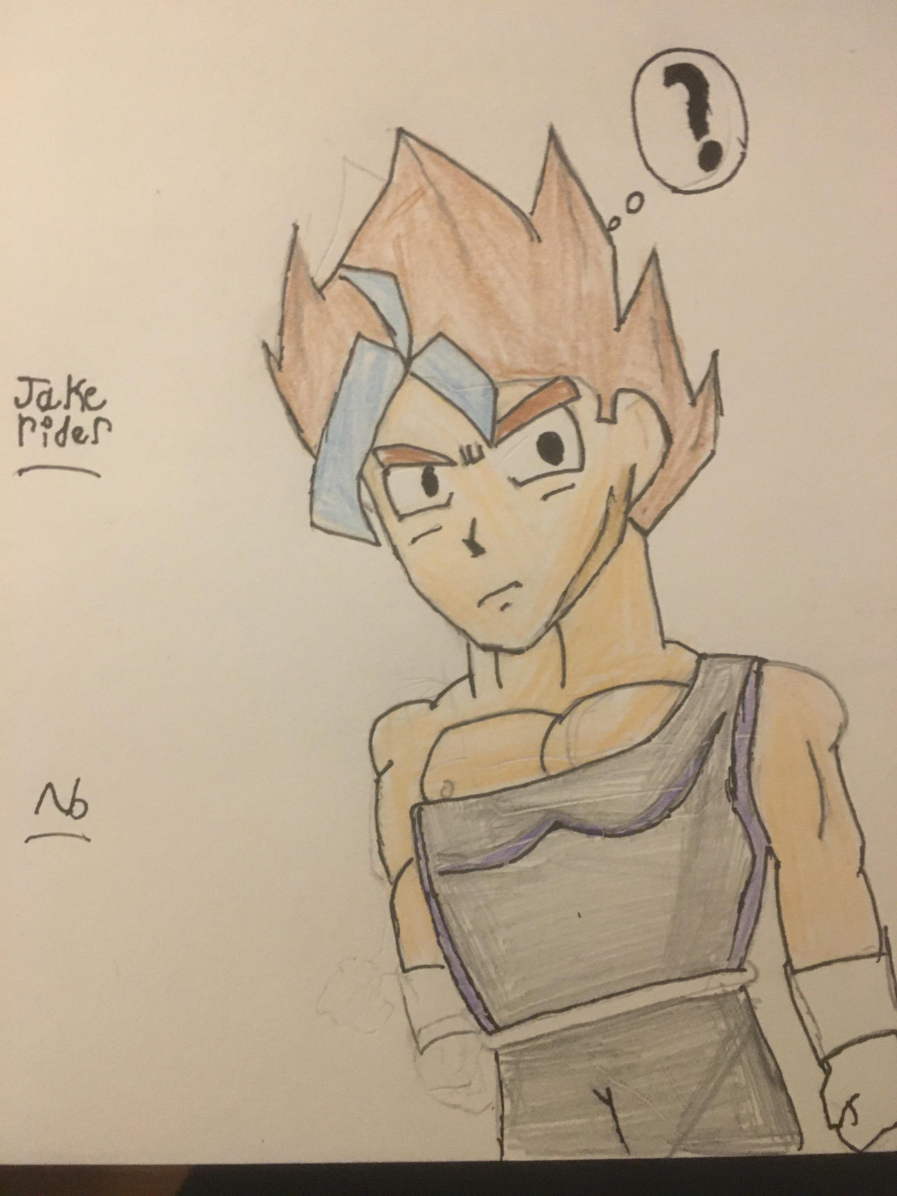 Jake rider the confused saiyan by novablade124 on DeviantArt