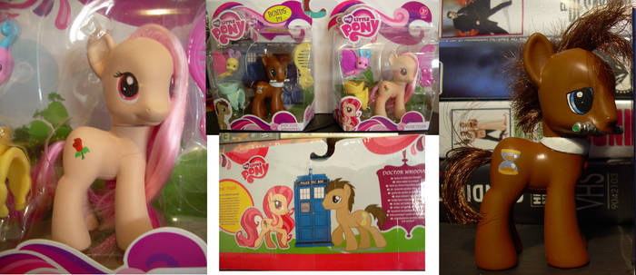 Dr Whooves and Rose my little pony g4 in box