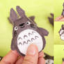 Totoro felt brooch