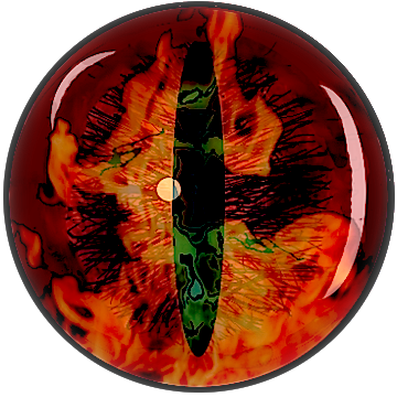 Dragon's blazing eye