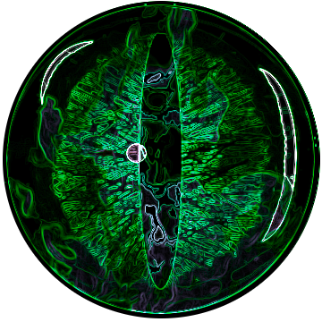 Dragon eye Green