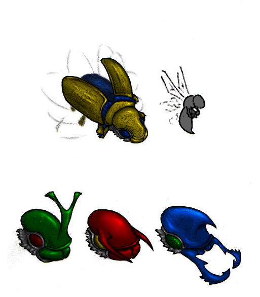 Beetle Mounts