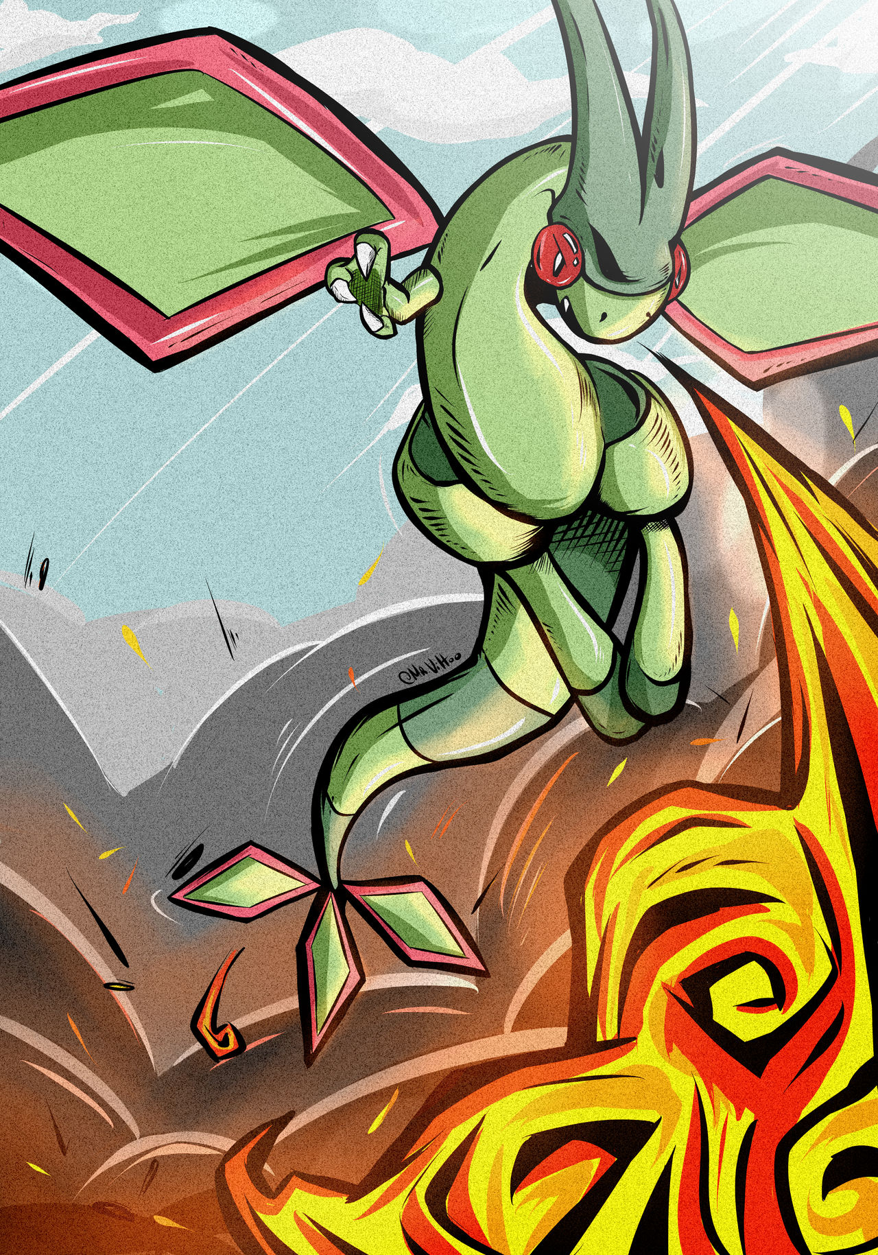 Flygon Poses Flygon . FanArt by MrVittoo on DeviantArt