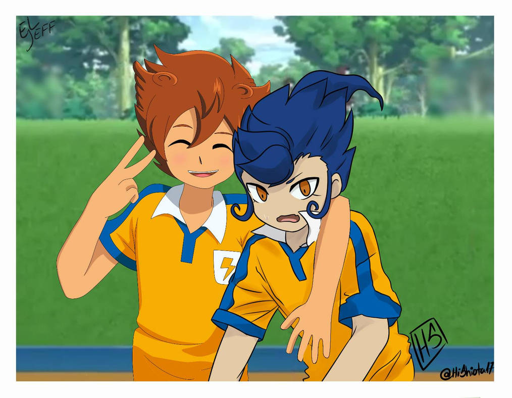 Tenma and Tsurugi | Inazuma Eleven GO by ELJeff04 on DeviantArt