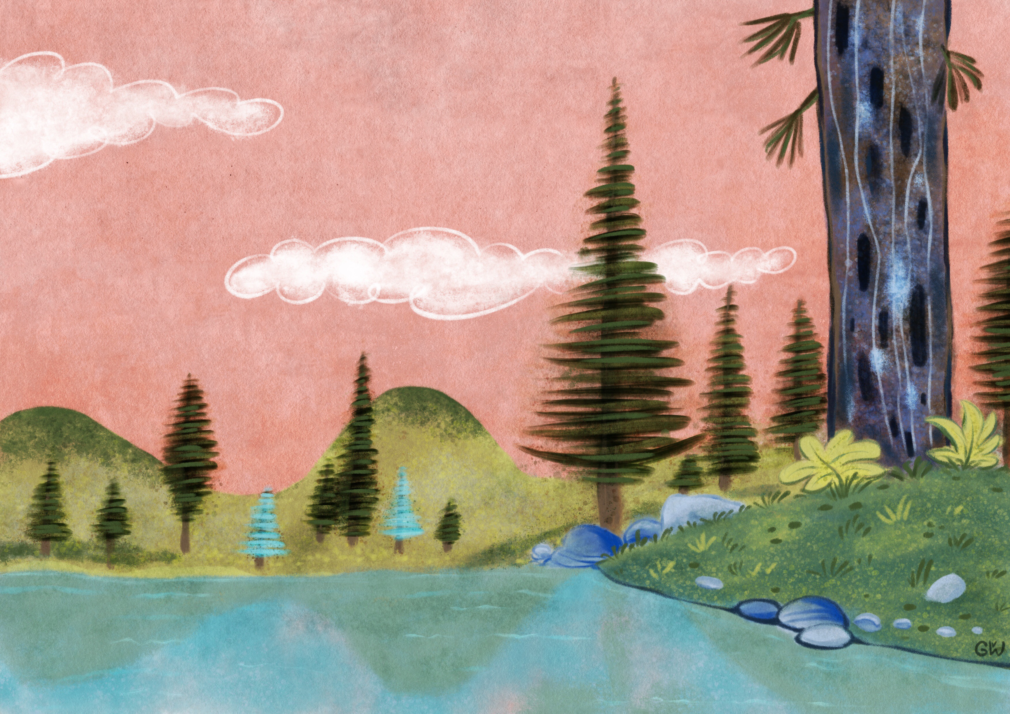 Art Lozzi Cartoon Background Study in Procreate by georgvw on DeviantArt Art Lozzi Cartoon Background Study in Procreate by georgvw on DeviantArt