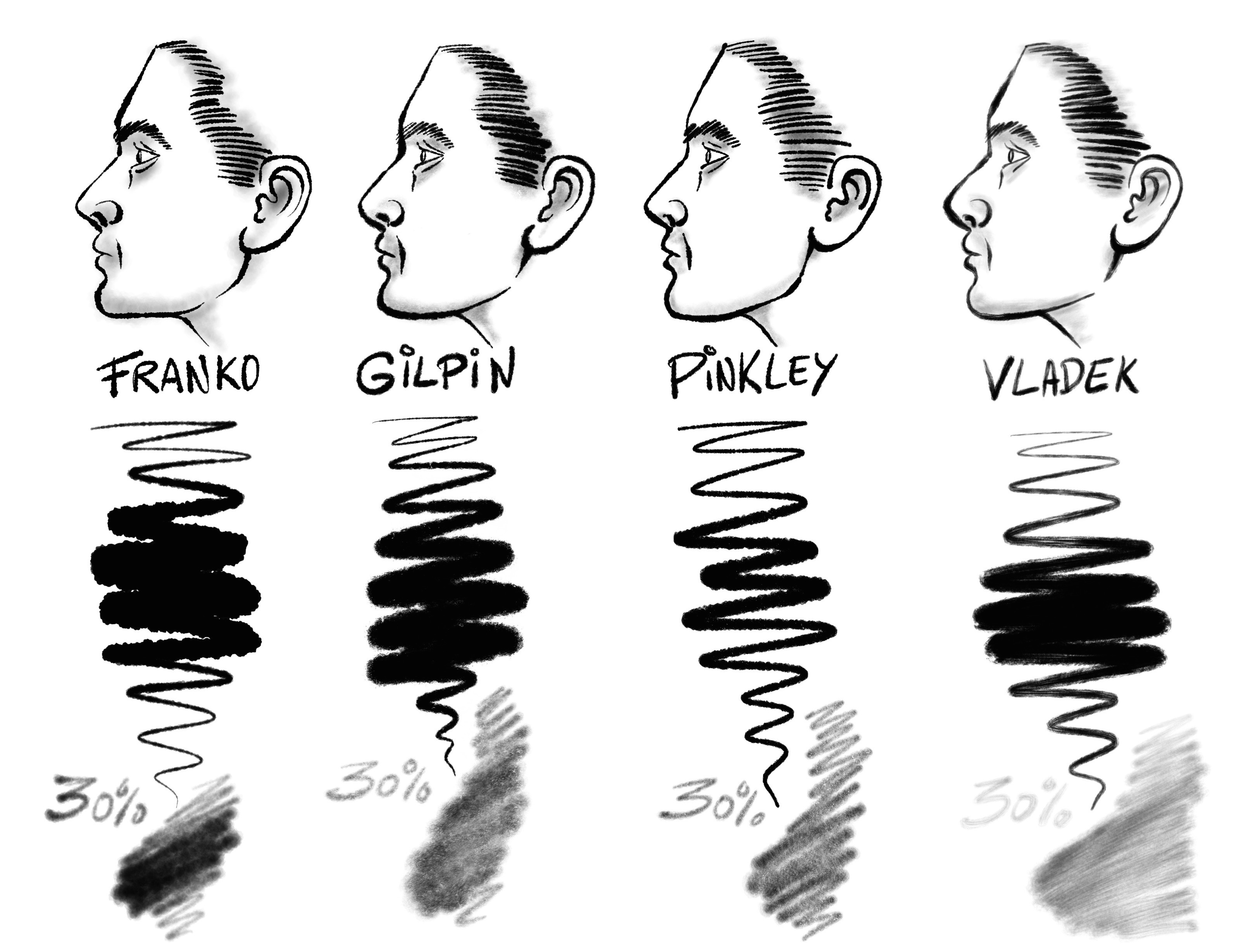 Procreate INK + SHADING Brushes (Dirty Dozen Set)