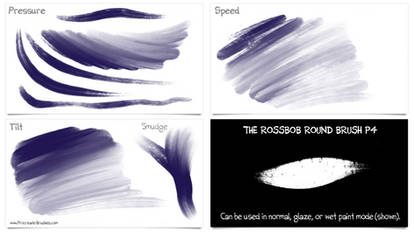 Procreate 4: New ROSSBOB ROUND Oil Painting Brush