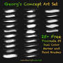 25+ FREE CONCEPT ART Design Brushes for Procreate