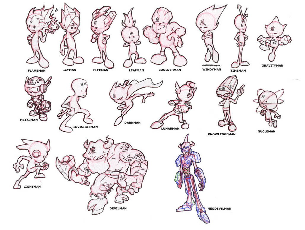 Elemental Characters by benettokimo on DeviantArt