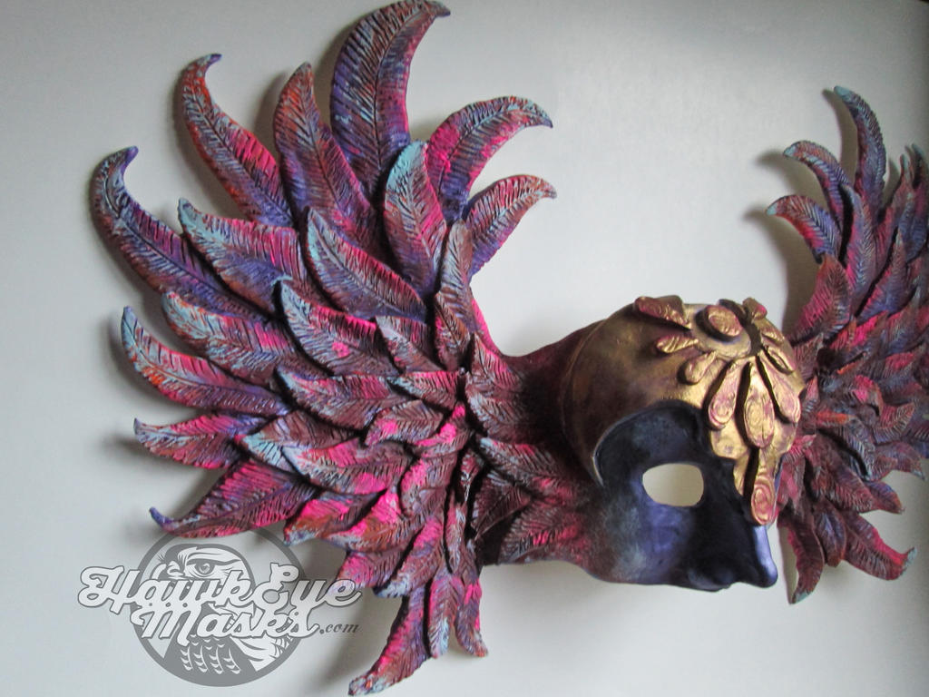Winged masquerade mask by JenniferStedmanArt on DeviantArt