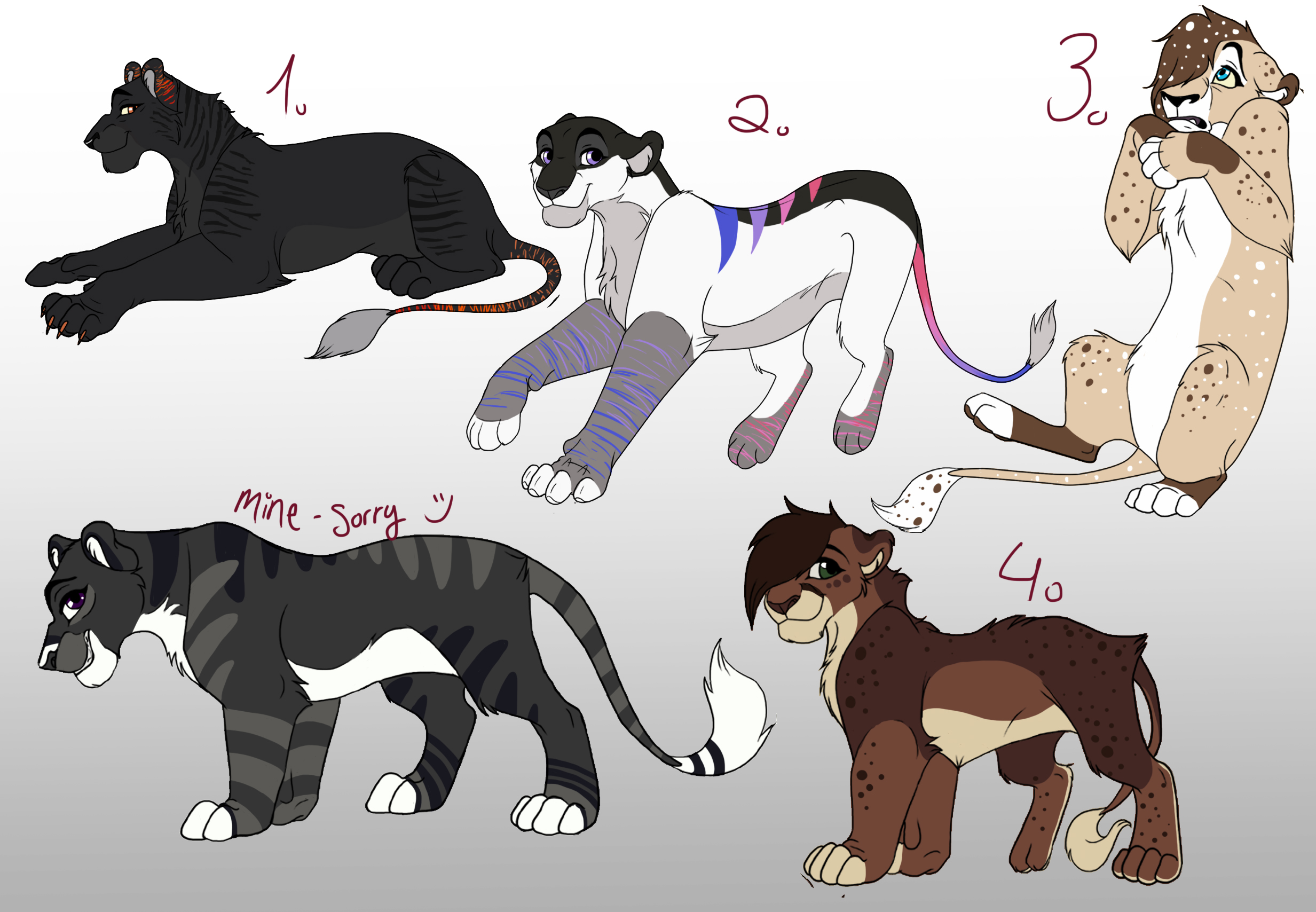 (closed) Free Draw to Adopt Lions