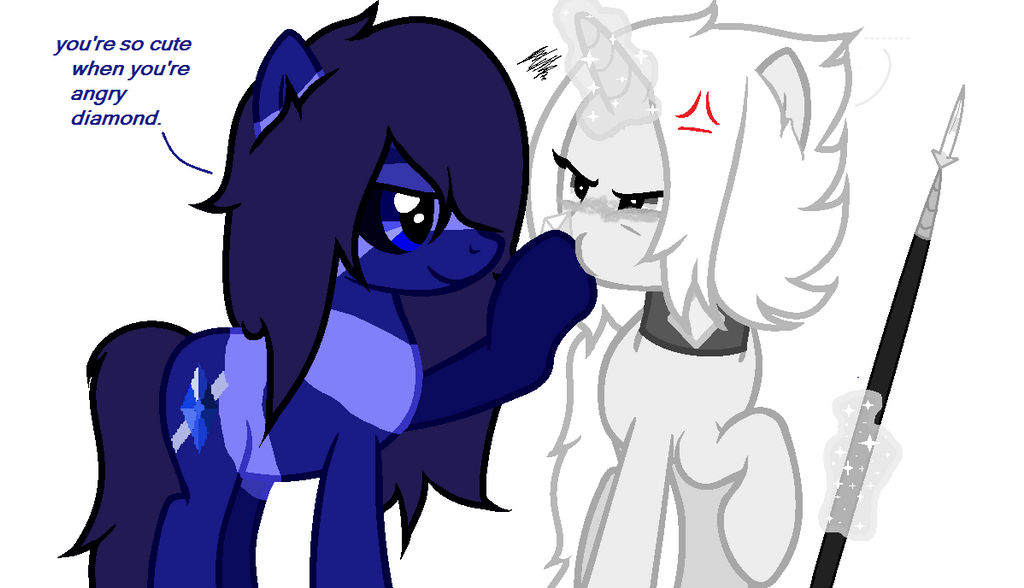 Angry Diamond You're So Cute When You're Angry White Diamond by EdGeYbOiSs on DeviantArt