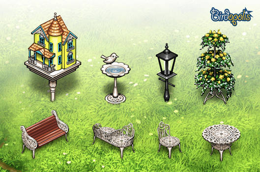 Birdopolis Victorian Item Set