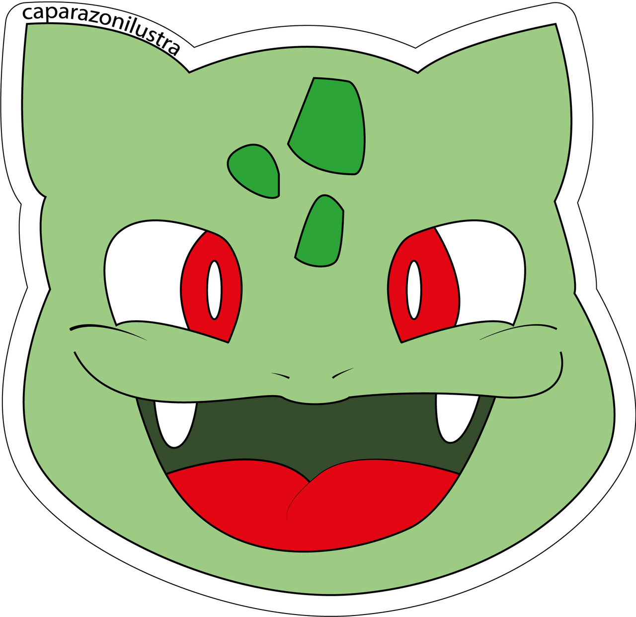 Bulbasaur-sticker by caparazonilustra on DeviantArt