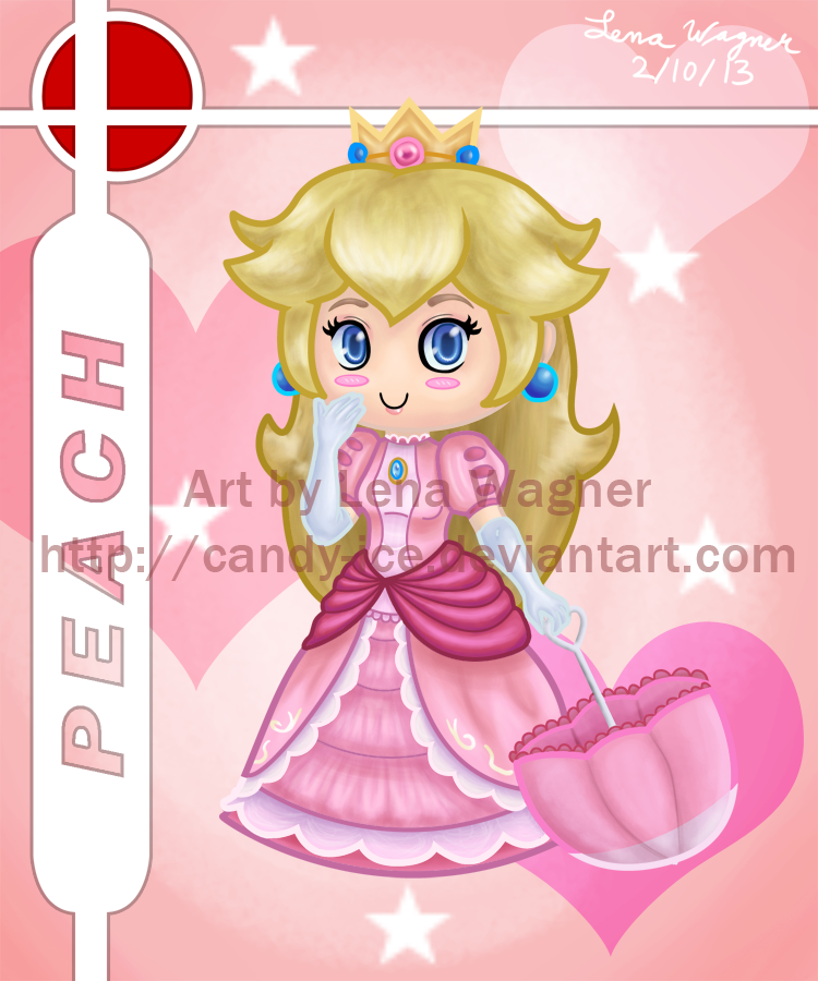 Brawl Chibis - Peach by Candy-Ice