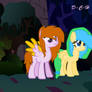 Mlp - Melody and Melissa going to forest Everfree