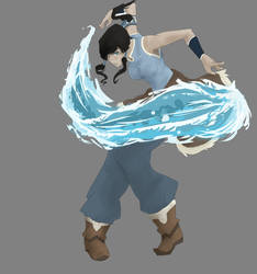 Korra Water Blast