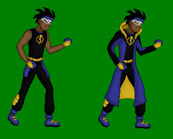 Static Shock Pixel Art