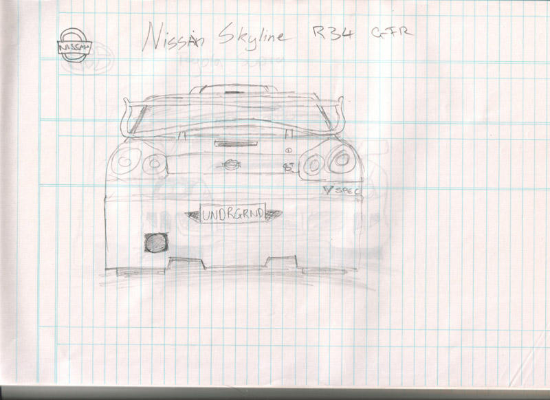 Nissan Skyline R34 by flash-flood01 on DeviantArt