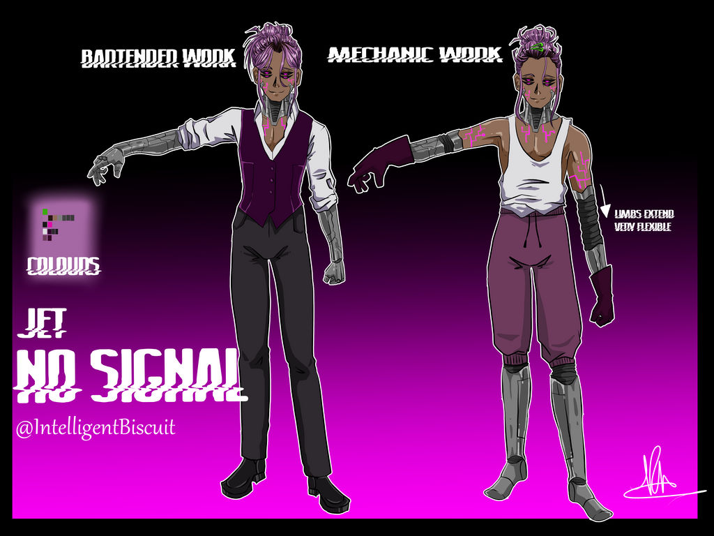 Jet - No Signal Character Sheet ::. by IntelligentBiscuit on DeviantArt