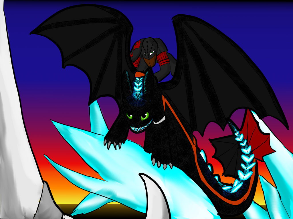 Omega Toothless Alpha Toothless by alerion19 on DeviantArt
