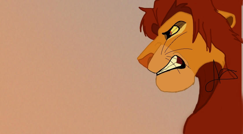Simba growling by NalaTLK10 on DeviantArt