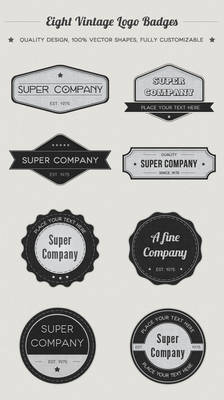 Vintage Logo Badges