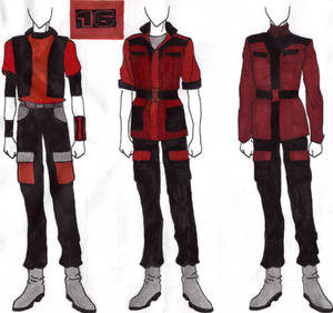 SA 16th Gundam uniforms
