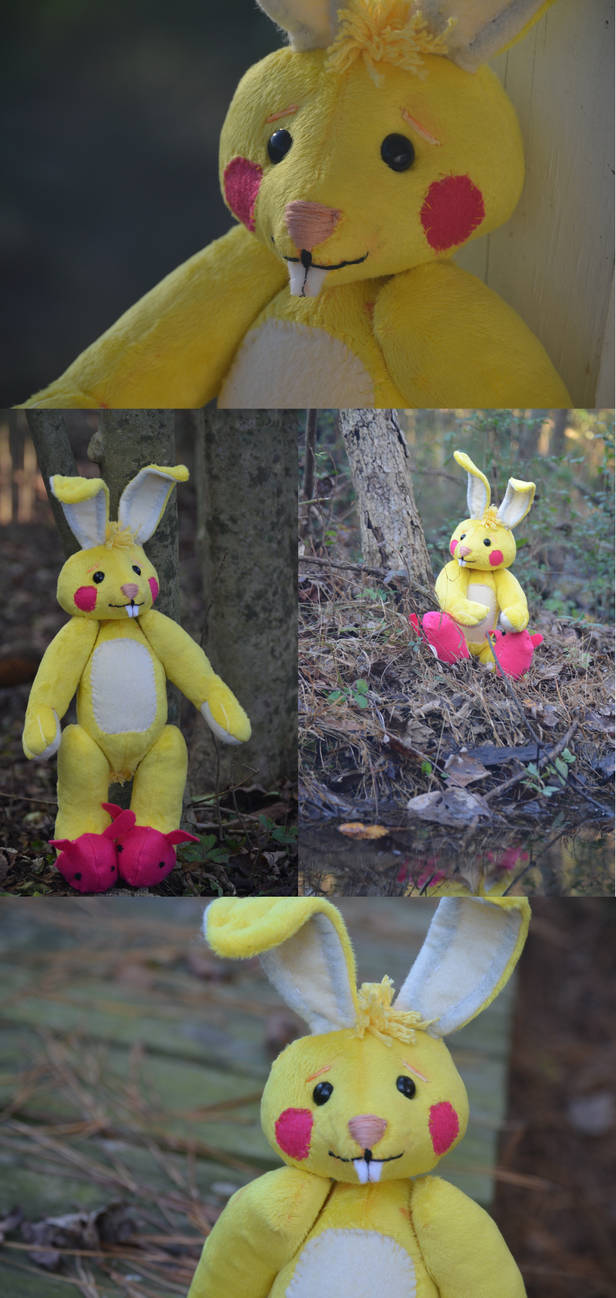 Cuddly Bunny (HTF Cuddles plushie remake) by Siegfried1298 on DeviantArt