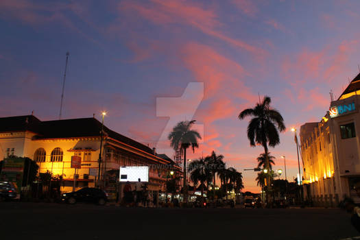 Panorama Senja di Jogja