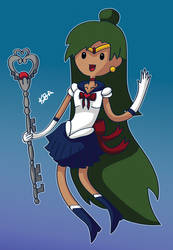 Sailor Pluto - Adventure Time Style