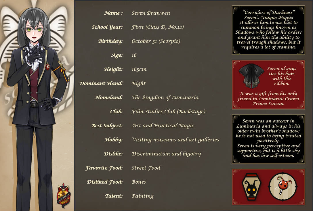 Twst Rsa Neige TWST OC - Seren Branwen Redesign - Profile by kiriyubel on DeviantArt