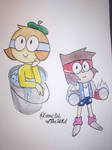 Bucket Dendy and K.O. by CosmicDib
