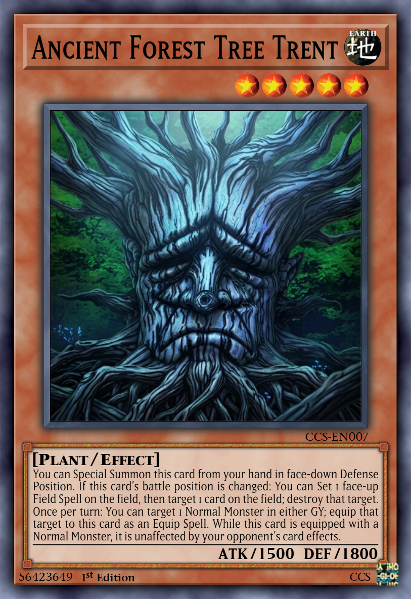trent yugioh card TCG Trading Konami Description coming soon... Ancient Forest Tree Trent by