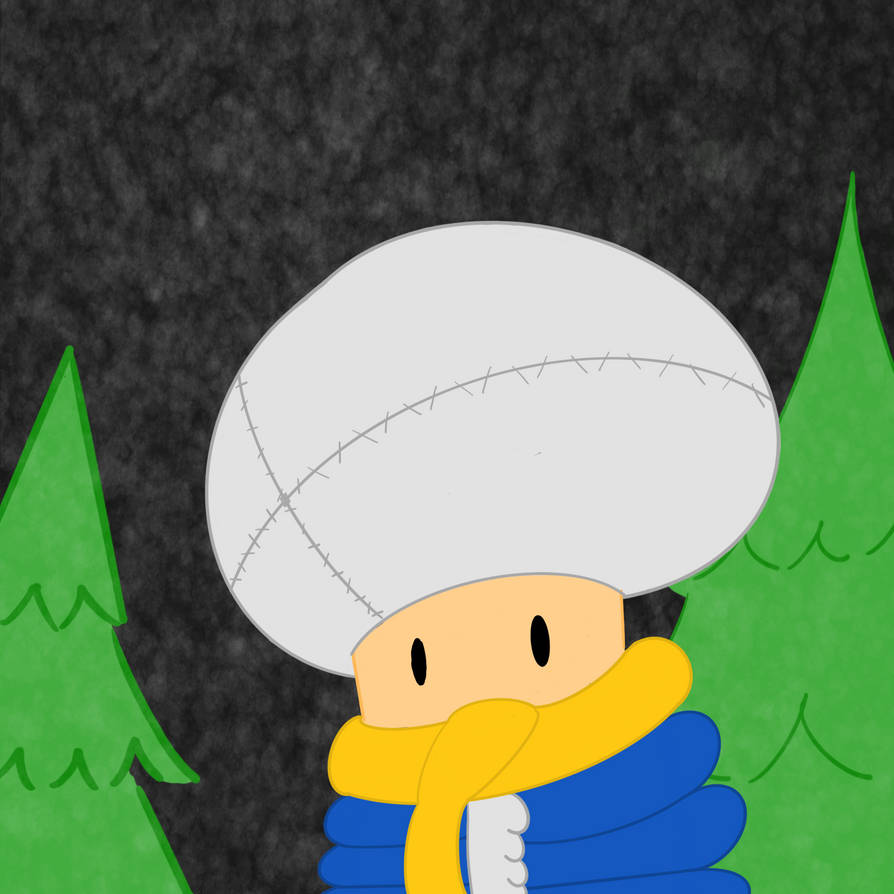 Toad in the Snow by CielWells on DeviantArt