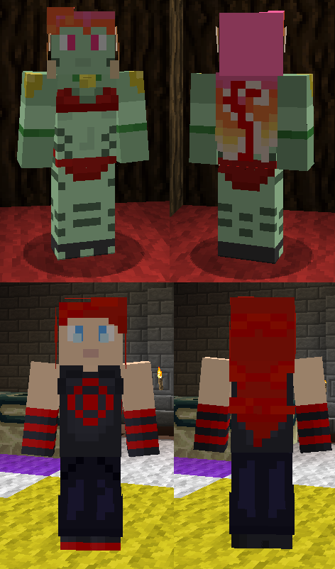 Legion Princess + Aakashi - Minecraft Skins