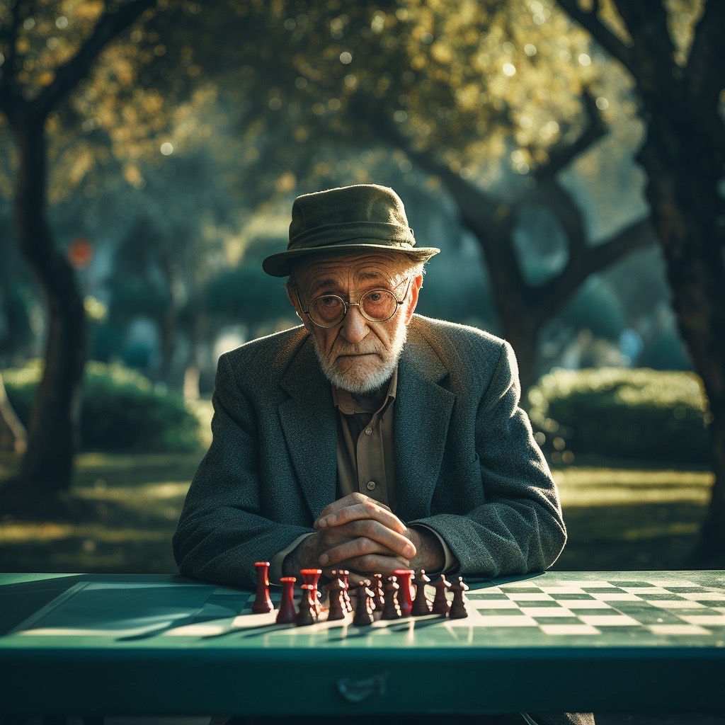 closeup-of-a-chess player contemplating next move by samitdigitalart on  DeviantArt