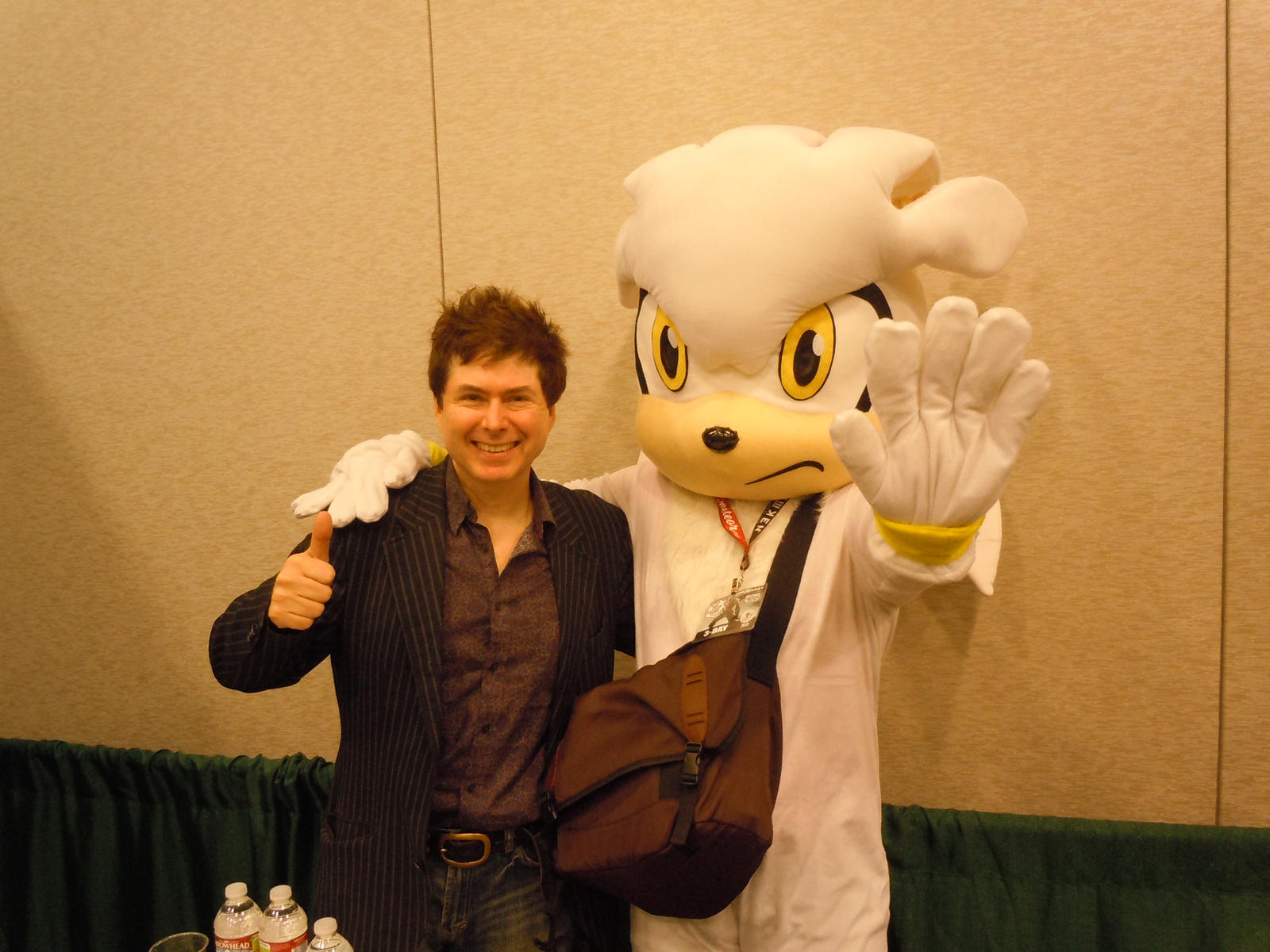 Me as Silver the Hedgehog with Quinton Flynn