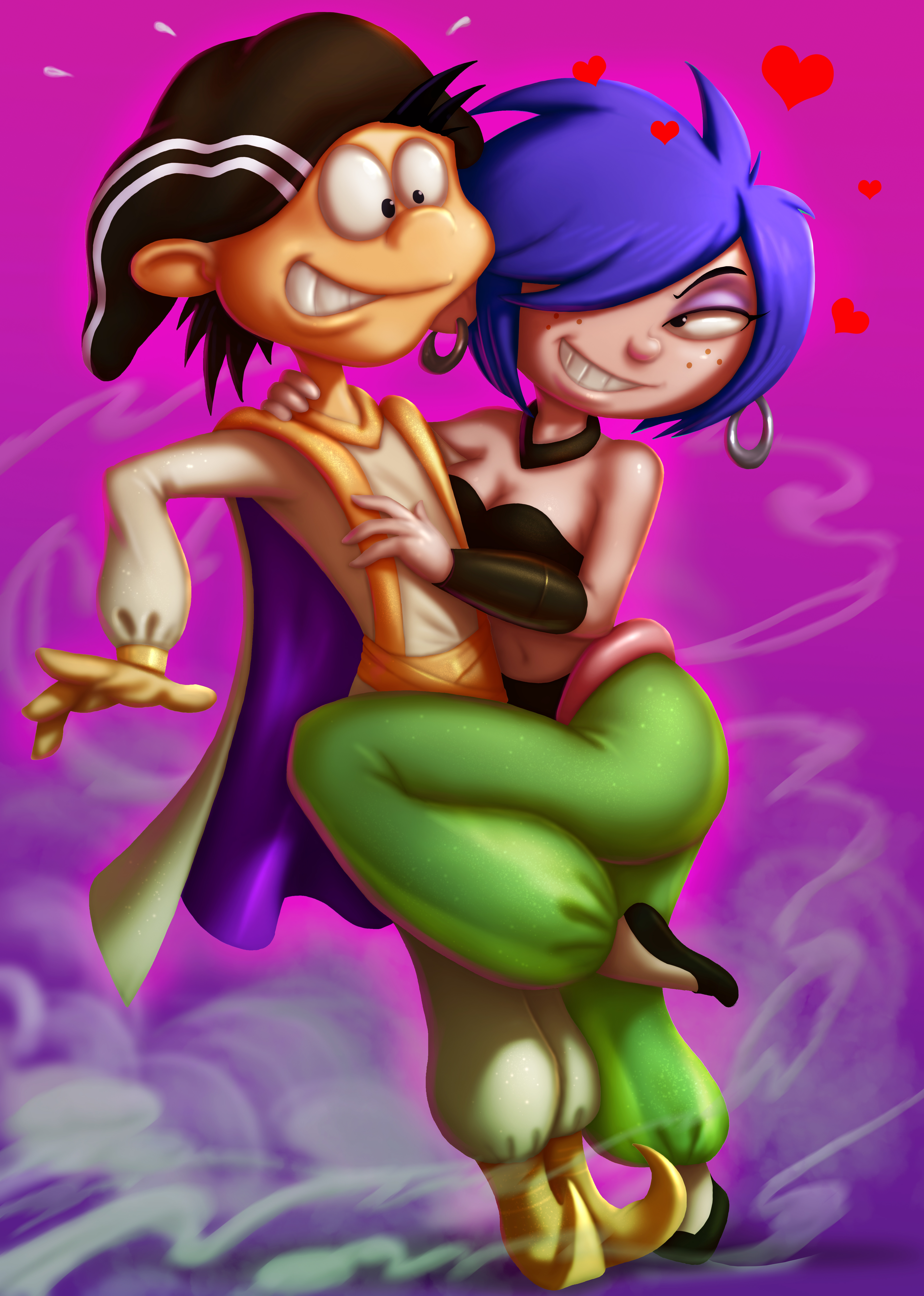 Marie and Edd-Arabian by 14-bis