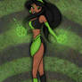 Jasmine as Shego by BornAngelAuthor (Version 2)