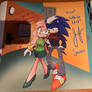 Blaze Possible Sonic x Amy Signed by Voice Actors