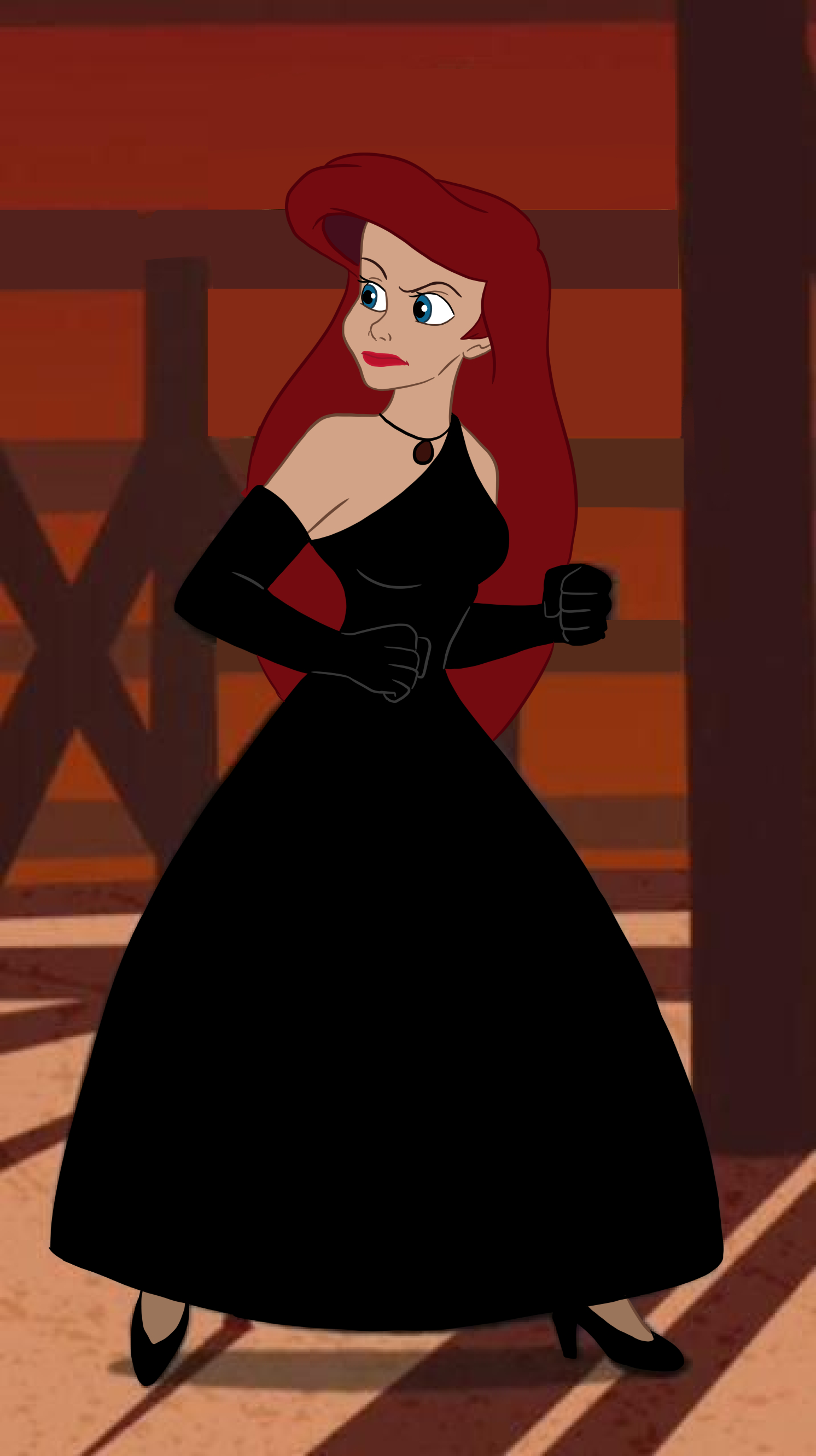 Ariel Kim Long Black Dress by ArterribleKumi by kpFan739 on DeviantArt
